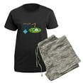 thumbnail image 5 of CafePress - Golf Queen Pajamas - Women's Short Sleeve Print T-Shirt and Pants Dark Cotton Pajama Set, 5 of 7