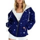 thumbnail image 2 of Chaquetas y abrigos casuales con capucha de manga larga Cárdigan con cremallera para mujer Abrigo tipo suéter con capucha Abrigo/chaqueta casual con capucha de manga larga Abrigo para mujer, 2 of 3