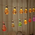 thumbnail image 5 of LINLIN Bulb String Lights, 20 LEDs Clear Bulb Lights Battery Operated Hanging Lights,LED Edison Bulb Fairy Lights Patio,Café Bars,Garden Bedroom Wedding Party Indoor Outdoor Decor, 5 of 8