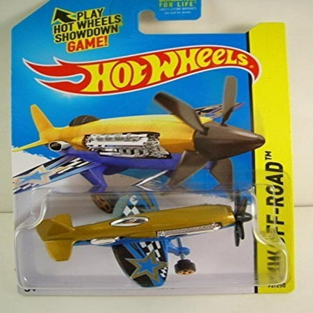 Hot Wheels 2015 HW Off-Road Mad Propz (Airplane) 92/250, Gold and