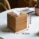 thumbnail image 1 of Caja de pañuelos de ratán cuadrada, soporte para pañuelos de papel tejido a mano (color primario), 1 of 5