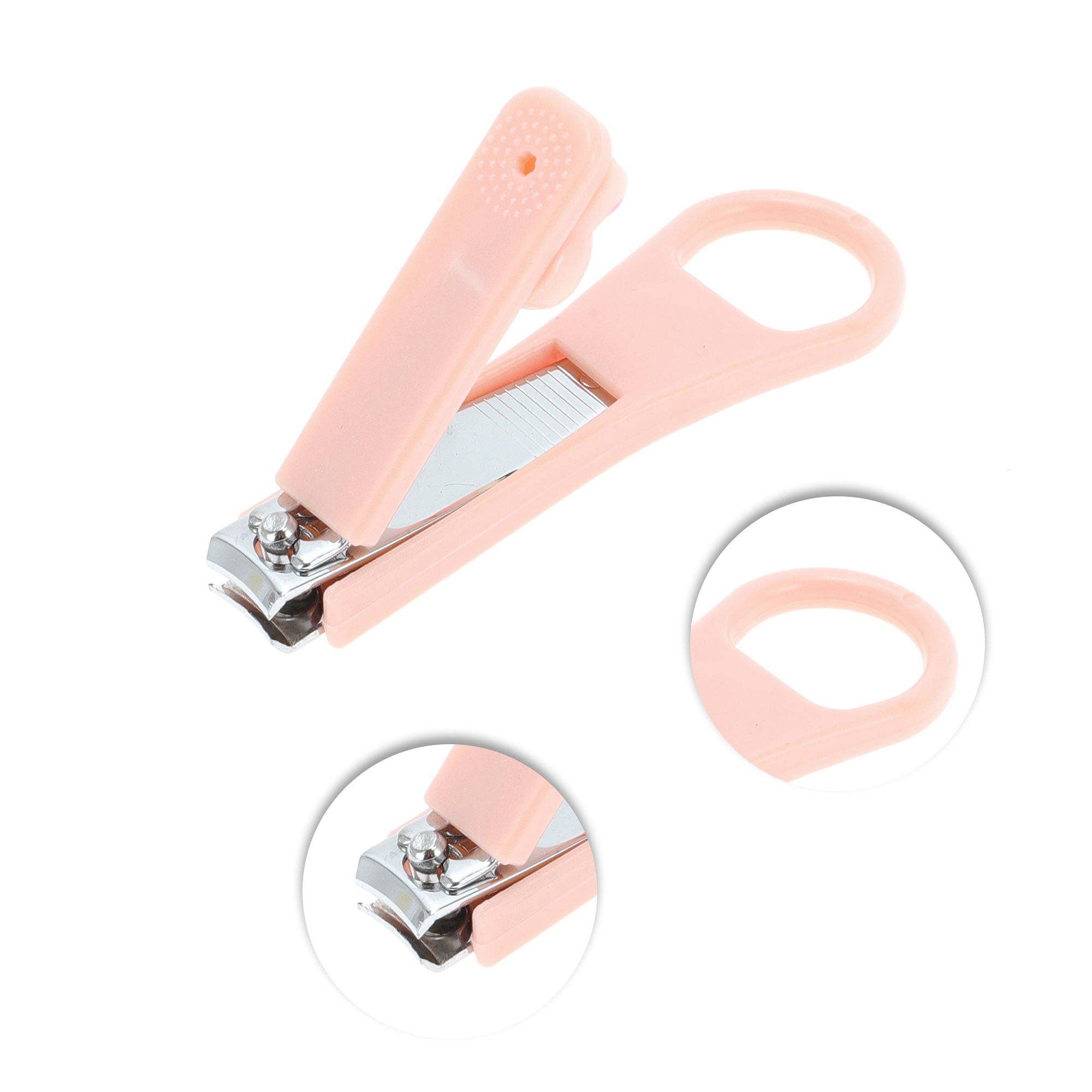 Unique Bargains Cartoon Girls Nail Clipper for Women and Men Pink Nail Clipper 1 Pc
