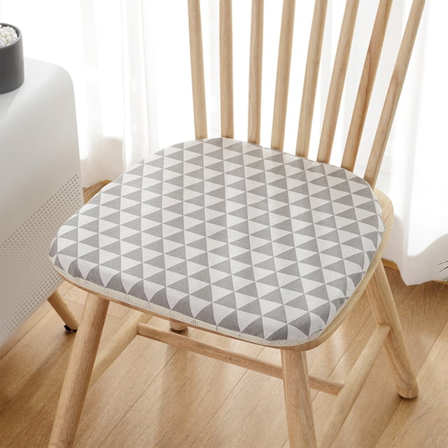 Almohadón con forma de herradura de algodón y lino, protectores de sillas de cocina, salón, dormitorio, cojines del suelo universales