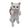 thumbnail image 3 of Godderr Cute Fish Tank Resin Cat Resin Decorations Hanging Ornaments Aquarium Decoration 6x4x3inch, 3 of 5