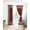 Brown, variant on Cameo Green Retro Greek Key Blackout Curtains 39 Inches Long,Thermal Insualted Grommet Curtains & Drapes,Geometric Greece Ancient Rustic Room Darking Curtains for Living Room 2 Panels 27.5"W x39"L