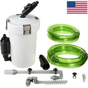 Ultra-Quiet 40 Gallon 105Gph 400L/H Fish Tank Aquarium External Canister Filter white