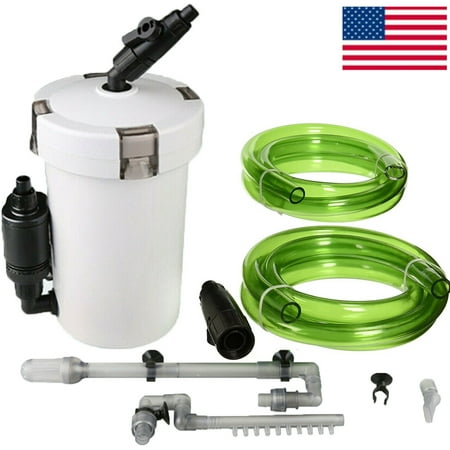 Ultra-Quiet 40 Gallon 105Gph 400L/H Fish Tank Aquarium External Canister Filter white