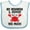 White and Blue, variant on Inktastic Mommom and Poppop Love Me Grandson Boys or Girls Baby Bib