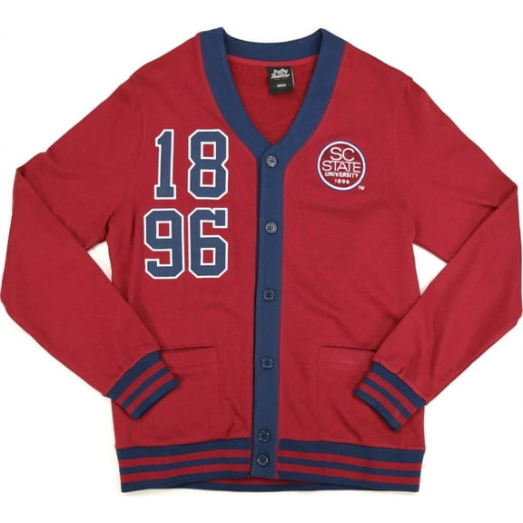Big Boy South Carolina State Bulldogs S5 Mens Cardigan [Maroon - 3XL]