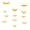 Yellow-YE-clearacne, variant on Dyegold 24 Piece Set Halloween 3D Luminous Bat Wall Stickers Glow in the Dark Removable PVC Decals for Home Window Party Spooky Decor Red Yellow Green Indoor