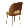 thumbnail image 4 of TOV Furniture Swell Cognac Velvet Chair, 4 of 6