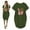 Green, variant on Dresses for Women 2023 Plus Size Summer Casual Midi Dresses For Women 2023 Women'S Summer Fashion Cute Love Print Casual Short Sleeve Round Neck Dress