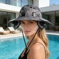 thumbnail image 6 of Solar Fan Hat with Detachable Design, Outdoor Sun Hat Featuring 3-Speed Solar Powered Fan, Neck & Face Cover for Hiking, Gardening, Camping, Travel, Breathable Mesh, 6 of 6