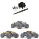 thumbnail image 5 of Carcasa de transmisión de amortiguación de transmisión de metal con eje de entrada de transmisión para 1/5 X- 6S 8S, piezas de actualización de automóviles de control remoto, Negro, 5 of 5