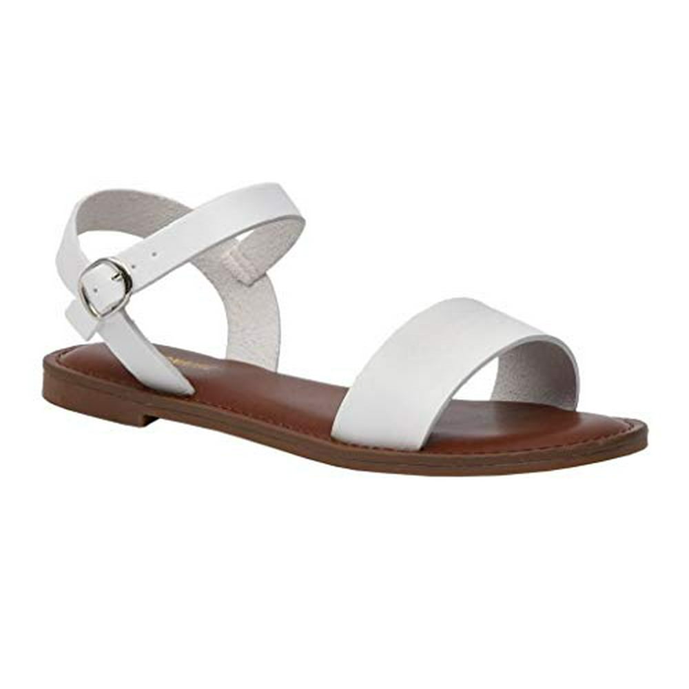 CUSHIONAIRE - CUSHIONAIRE Women's Clara One Band Ankle Strap Sandal ...