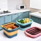 thumbnail image 4 of Inteprter Fregadero móvil colgante con asas laterales, cesta de verduras plegable, palillos plegables y colgantes Cocina y Comedor Azul, 4 of 6