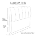 thumbnail image 4 of Colchón Matrimonial Trini + Cabecera Nube +Base Cama Slim Negro, 4 of 13