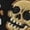 Blue, variant on Sweet But Dead Inside Embroidered Sweatshirt, Gingerbread Skeleton Candy Cane, Dark Goth Christmas Pullover, Funny Alt Gift