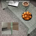 thumbnail image 3 of Modern Clear Glass Coffee Table - Living Room Center Table, 39.4" x 19.7" Rectangle, Tempered Glass & Rounded Edges for Easy Maintenance, 3 of 7