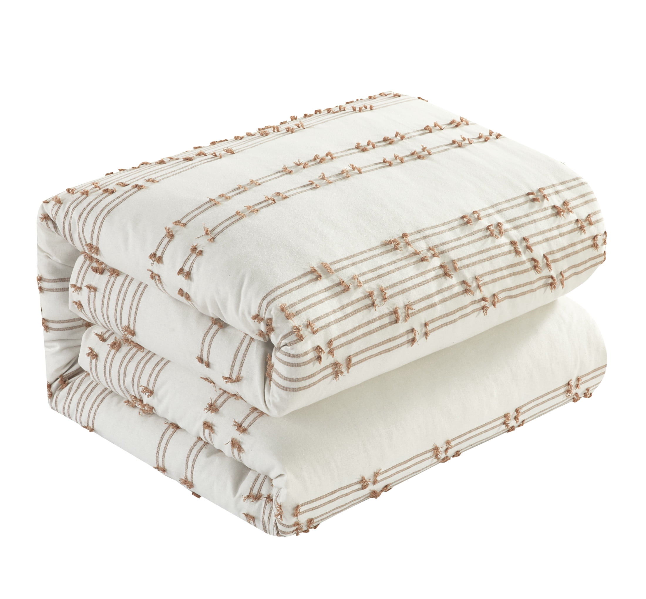 Chic Home Keimon 9-Piece Jacquard Comforter Set, Queen, Beige