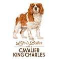 thumbnail image 4 of Cavalier King Charles, Life is Better, White Background (19x27 inches, Premium 500 Piece Jigsaw Puzzle for Adults and Family, Made in USA), 4 of 4