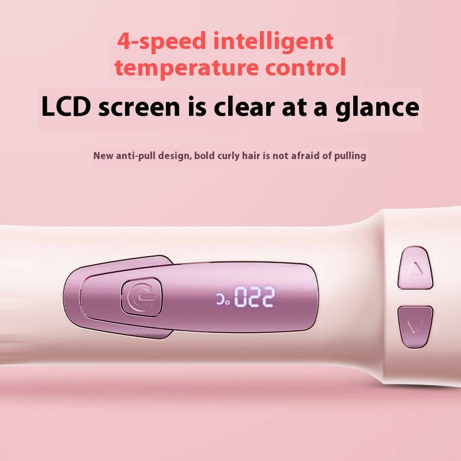 Hair Curling Iron Q3 Automatic Curling Iron with LCD Display - 9 Temperature Settings & One-Button Operation