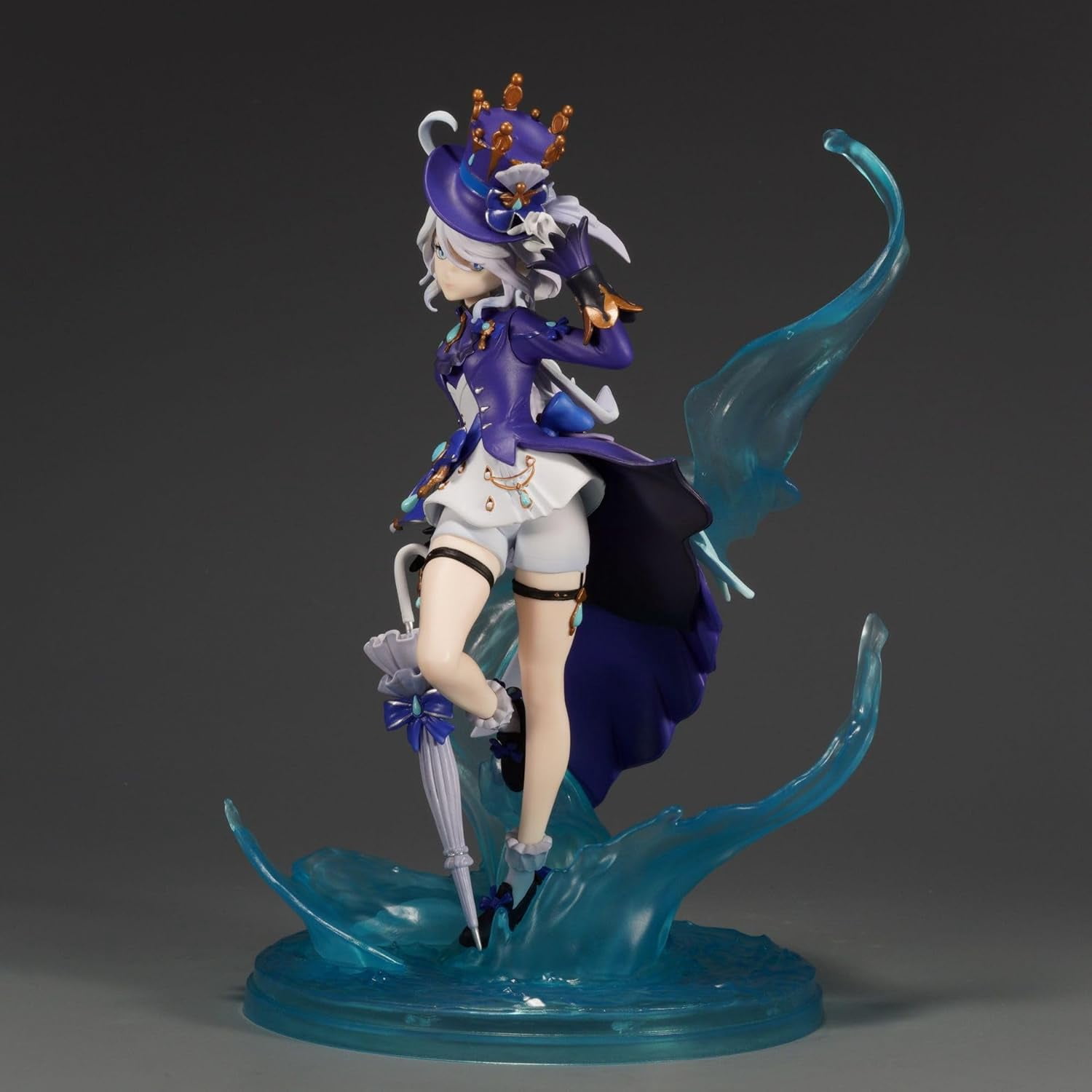 Furina Figure Canonicals Furina Water God Anime Figures 24cm/9.4inch PVC Handmade Anime Character Statue Model Decoration Gifts