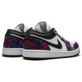 thumbnail image 3 of Jordan Mens Shoes Nike 1 Low Nothing But Net CZ8659-100 9 White/Dark Obsidian-team Red, 3 of 5