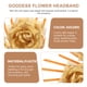 thumbnail image 3 of WORGEOUS Diosa Diadema Diosa Flor Broche para el cabello Cosplay Diadema para dama Mujer, 3 of 8