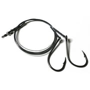 R&R T30-JHOOK-6/0-2 30# Titaniumwire with 6/0 Mustad J Hook-2 pack