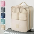 thumbnail image 1 of Fiudx Bolsa de Viaje para Zapatos, Organizador Impermeable, Capacidad para 3 Pares de Zapatos, Diseño Multicompartimento, Práctica para Viajes y Uso Diario, Material de Poliéster Duradero, Tamaño 30, 1 of 7