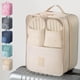 thumbnail image 1 of Bolsa Organizadora para Zapatos de Viaje, Impermeable, de 3 Capas, con Capacidad para 3 Pares de Zapatos, Almacenamiento Compacto para Viajes, Camping y Uso Diario, En Beige, Gris, Azul Claro y Azul, 1 of 7