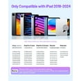 thumbnail image 6 of Stylus Pen for iPad 2018-2025, Fast Charging iPad Pencil for iPad Air 3/4/5/6/M2, iPad Pro 11"/12.9"/M4, iPad Mini 5/6, iPad 6/7/8/9/10, Palm Rejection, Tilt Sensitivity, White, 6 of 9