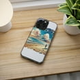 thumbnail image 5 of DistinctInk Hybrid (Acrylic / TPU) Clear Slim Fit Case for Apple iPhone 13 Pro (6.1" Screen) - "Tranquil Beach Serenade: A Watercolor Masterpiece", 5 of 8