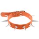 thumbnail image 1 of Qarigey Gargantilla de corazón Halloween clavícula Punk collares dulce regalo collar colorido Curb diseño Simple gargantillas de cuero Ropa, zapatos y accesorios Miscelánea Naranja Qarigey PS11271-07, 1 of 6