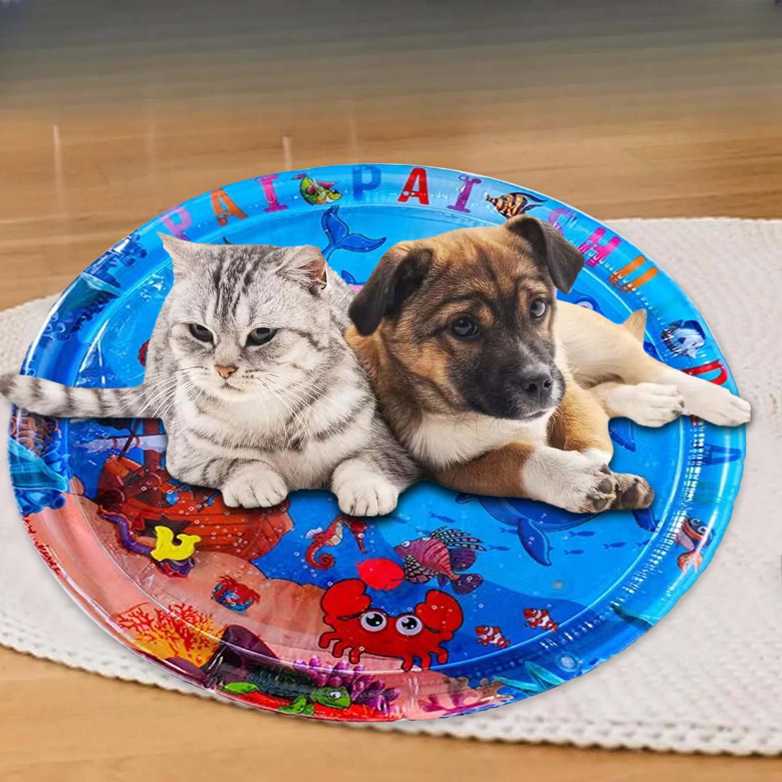 BVCL Water Playmat Thickened Water Pads Mat For Dogs/ Sensory Playmat With For Play Adult Play Mat Feel Cool Comfort