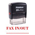 thumbnail image 1 of Printtoo Tampon en Caoutchouc Auto-Enregistrant pour FAX, Papeterie de Bureau, Rouge, 1 of 1
