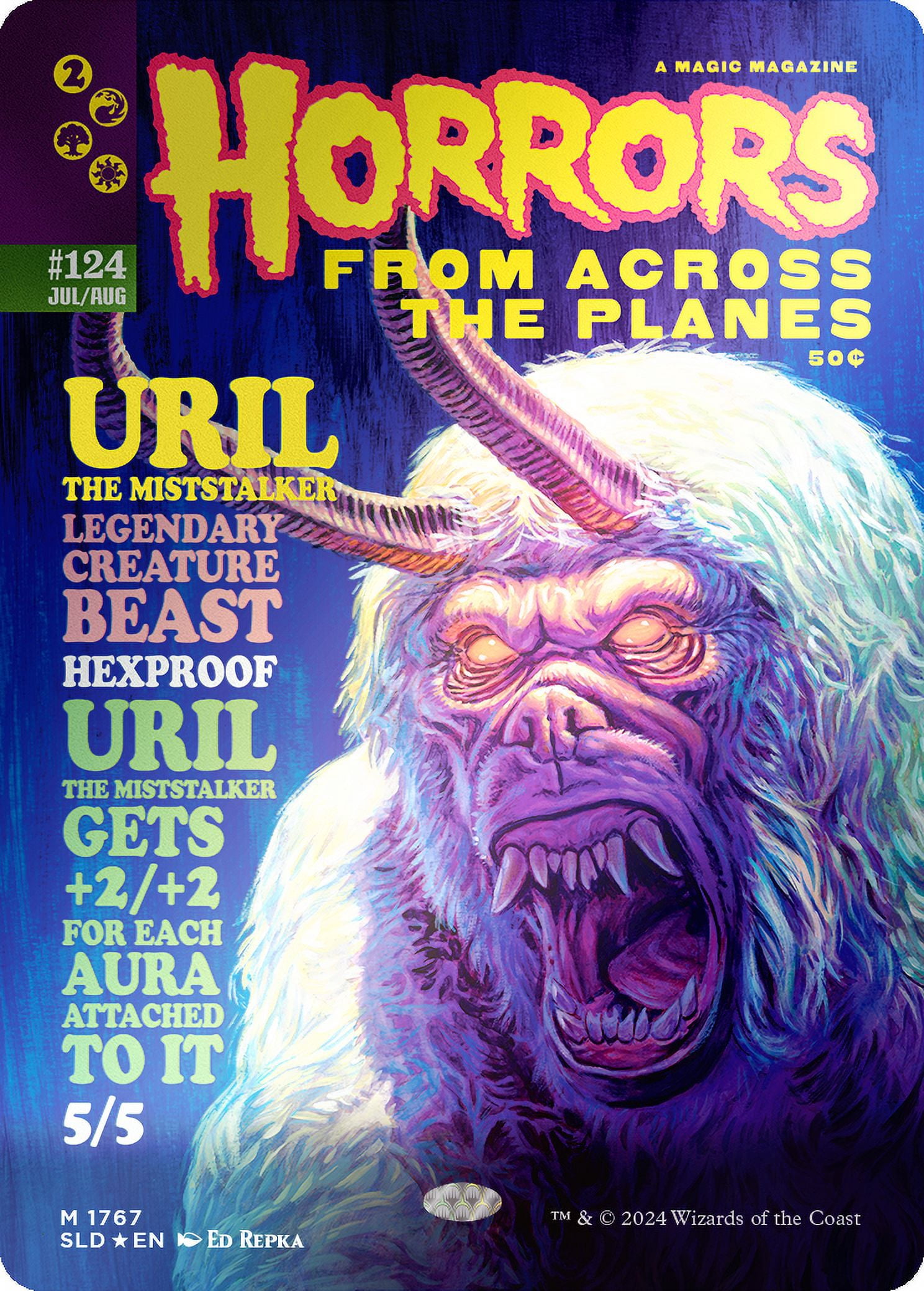 Magic the Gathering Secret Lair Monstrous Magazines Foil Edition