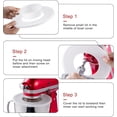 thumbnail image 2 of Mixer Bowl Cover for KitchenAid Tilt-Head Stand Mixers 4.5-5 Quart Stainless Steel Bowls, 2 of 6