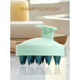thumbnail image 3 of Champú de silicona, masajeador de pelo para el cuero cabelludo, cepillo para masaje del cuero cabelludo y la cabeza, cepillo para masaje del cuero cabelludo, peine, mango mágico, 3 of 5