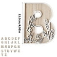 5 Inch 26 Letter for Wall Decoration Flowers Can Be Painted On Wood
