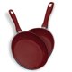 thumbnail image 3 of Juego de Dos Sartenes FlavorStone 20 cm Y 24 cm Rojo., 3 of 4