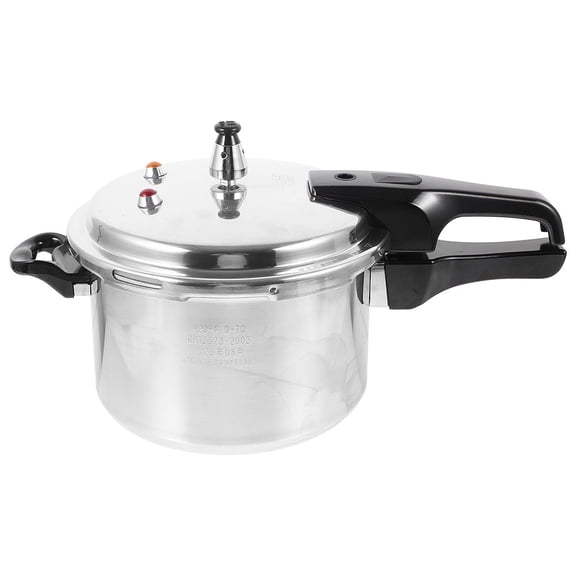 OFFIGAM Silver Aluminum Alloy Pressure Cooker for Home Use with Fast Healthy Cooking Suitable for Gas and Induction Stoves 6