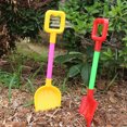 thumbnail image 3 of WHAMVOX 10Pcs Assorted Color Plastic Garden and Beach Shovel Set for Outdoor Sand Digging, 3 of 8