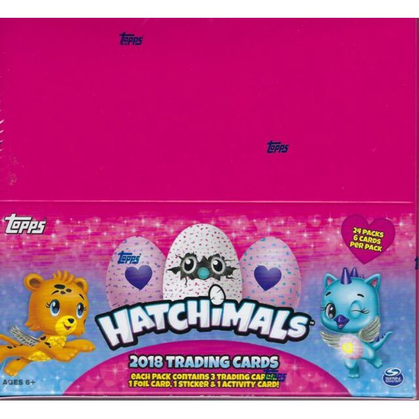2018 Topps Hatchimals Trading Cards Retail Display Box - Walmart.com