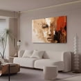 thumbnail image 3 of modern abstract artwork portrait Poster Decorative Painting Canvas Wall Art Living Room Posters Bedroom Painting,Frame-style,12x18inch(30x45cm), 3 of 8