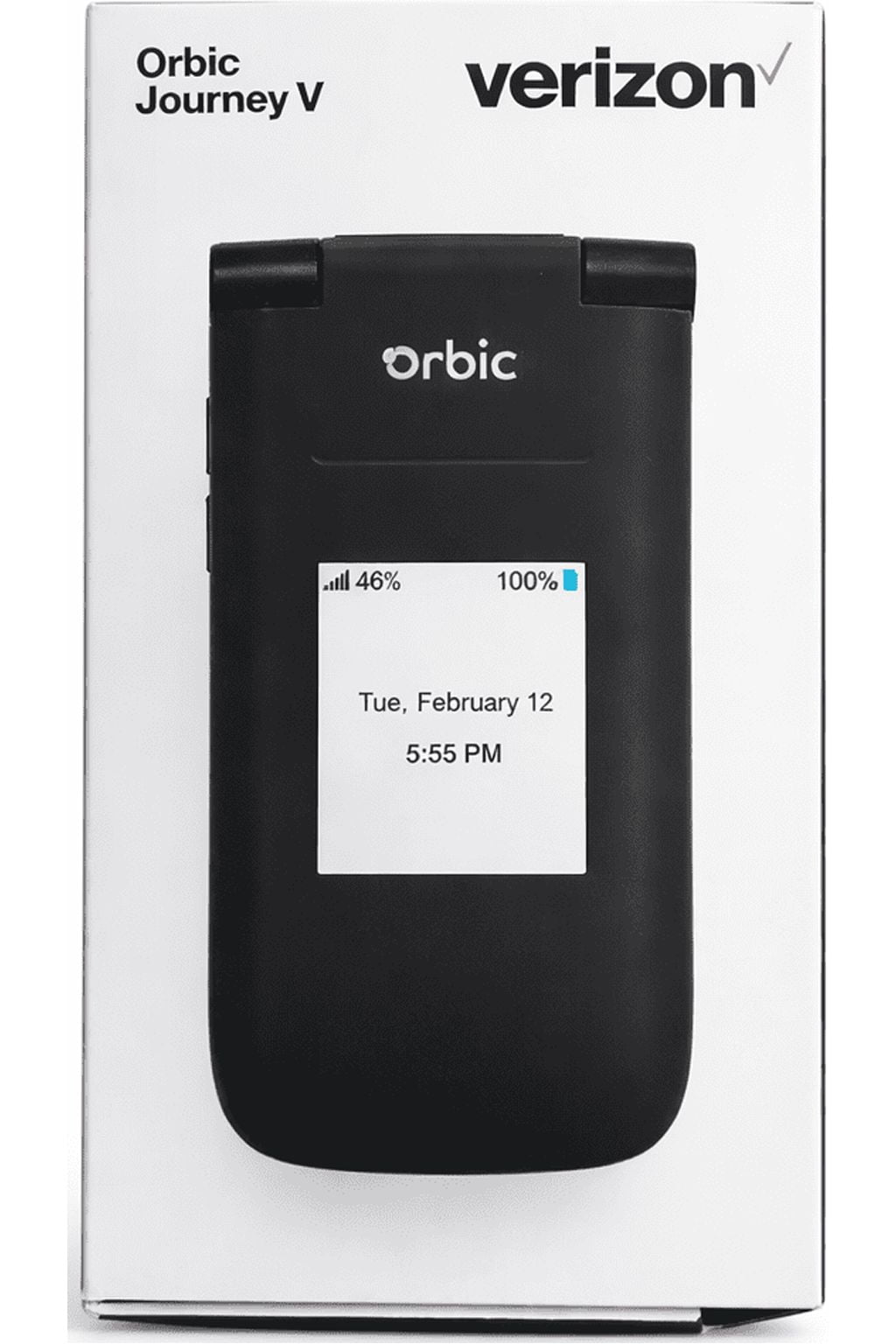 Verizon Orbic Journey V Flip Phone – Brand New – 4G LTE Postpaid Device – 2.8" Display – Long Battery – Easy-to-Use Classic Flip Phone