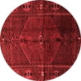 thumbnail image 1 of Ahgly Company Indoor Round Persian Red Traditional Area Rugs, 6' Round, 1 of 4