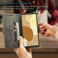 thumbnail image 5 of Wallet Case for Google Pixel 6,Magnetic Protect PU Leather Flip Case with Card Holders RFID Blocking Kickstand Shockproof Protection Case for Google Pixel 6 2021 (Brown), 5 of 15