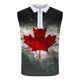 thumbnail image 4 of Camiseta sin mangas con cuello vuelto para hombre, informal, a la moda, sin mangas, con estampado y cremallera, blusa deportiva de poliéster para hombre, 4 of 5